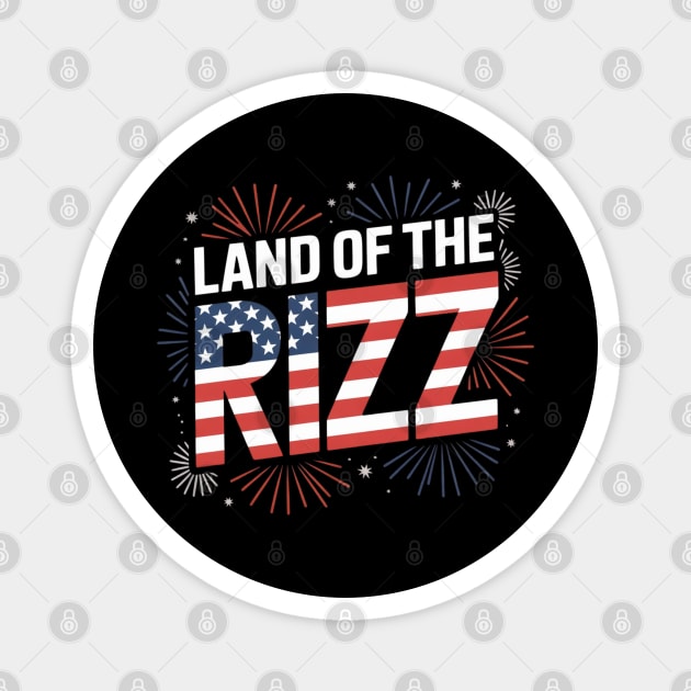 july-4th Magnet by Creatifly Graphic Tees